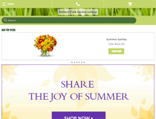 Tablet Screenshot of hollandparkflowers.com